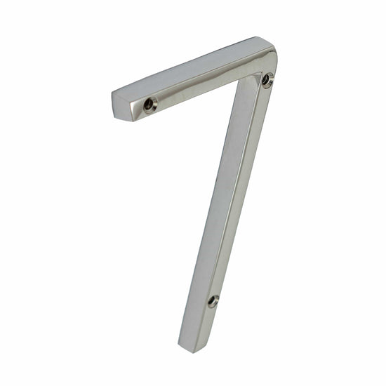 Brass bee Premium House Numbers in Nickel Finish 0-9 - 5 Inch - Brass bee