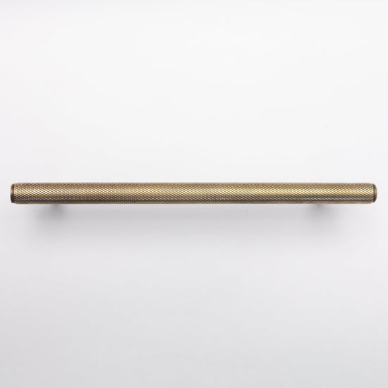Solid Brass Knurled Kitchen Pull Handles & Knobs - Antique Brass - Brass bee