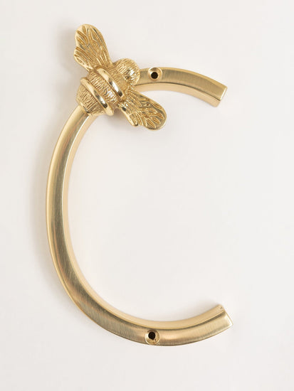 Brass bee Premium House Letters with Bee - 5 Inch - Brass bee