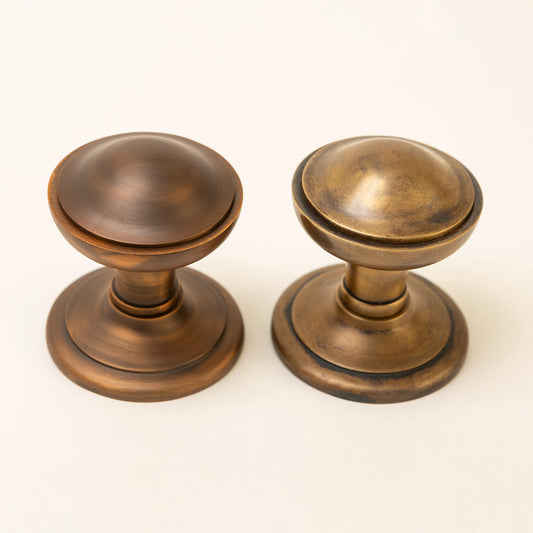Imperial Dome Solid Brass Centre Door Knob
