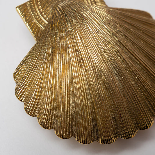 Brass Shell Door Knocker - Brass Finish - Brass bee