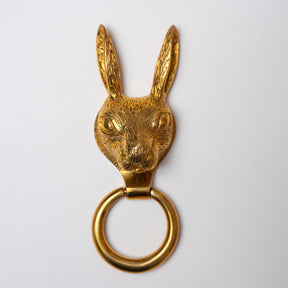 Brass Hare Door Knocker - Brass Finish - Brass bee