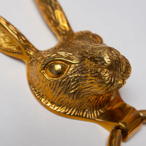 Brass Hare Door Knocker - Brass Finish - Brass bee