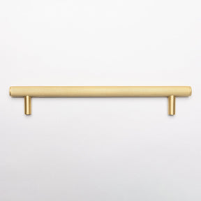 Solid Brass Knurled Kitchen Pull Handles & Knobs - Satin Brass - Brass bee