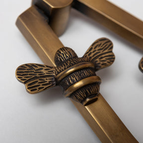 Solid Brass HIVE Bee Door Knockers - Premium Size - Brass bee