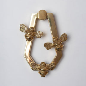 Solid Brass HIVE Bee Door Knockers - Premium Size - Brass bee
