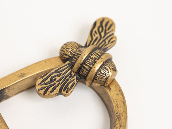Brass bee Premium House Letters with Bee - 5 Inch - Brass bee