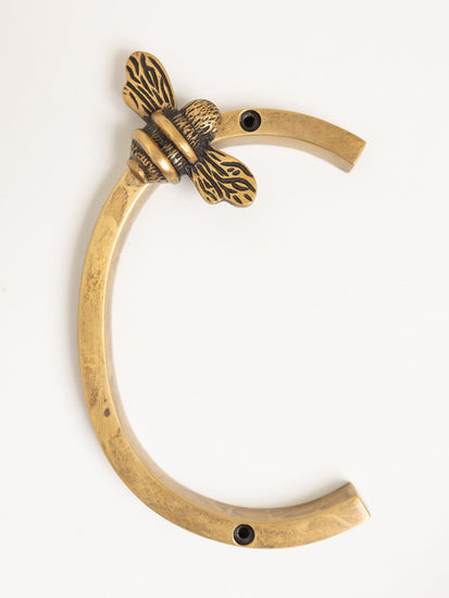 Brass bee Premium House Letters with Bee - 5 Inch - Brass bee