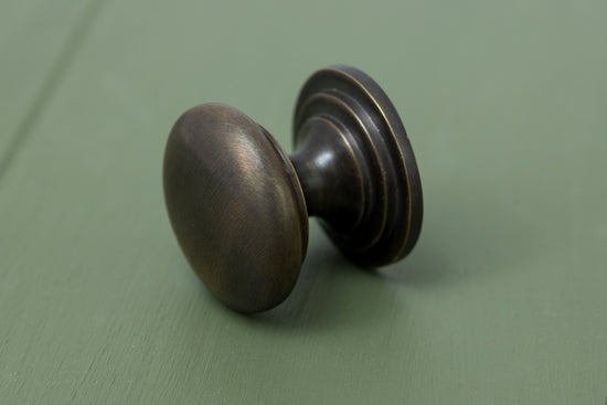 VESTALIS Solid Brass Victorian Cabinet Knobs and Round Cup Pulls - Brass bee