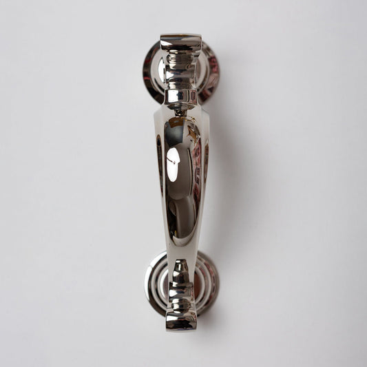 Brass Doctors Door Knocker - Nickel Finish - Brass bee