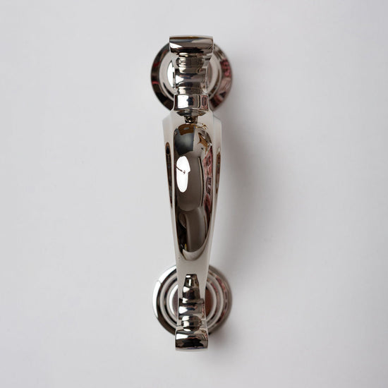 Brass Doctors Door Knocker - Nickel Finish - Brass bee