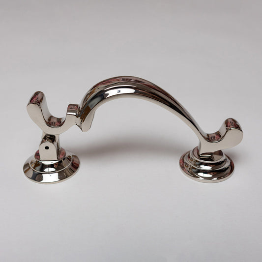 Brass Doctors Door Knocker - Nickel Finish - Brass bee