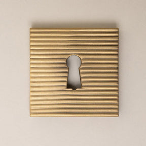 Antique Brass Straight Knurled Lever Handles - Solid Brass - Brass bee
