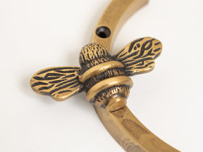 Brass bee Premium House Letters with Bee - 5 Inch - Brass bee