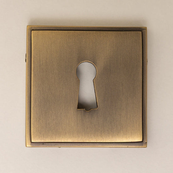 Antique Brass Straight Knurled Lever Handles - Solid Brass - Brass bee