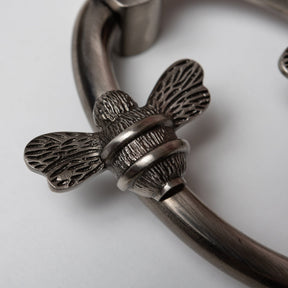 Solid Brass Nectar Bee Door Knockers - Premium Size - Brass bee