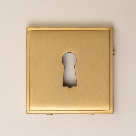 Satin Brass Straight Knurled Lever Handles - Solid Brass - Brass bee