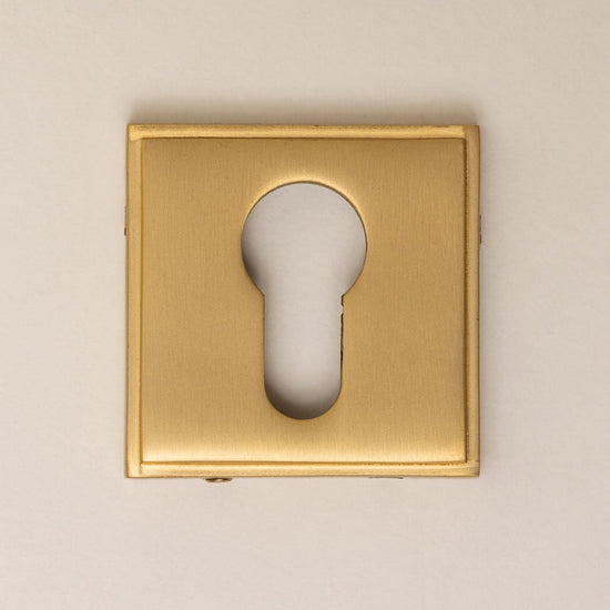Satin Brass Straight Knurled Lever Handles - Solid Brass - Brass bee