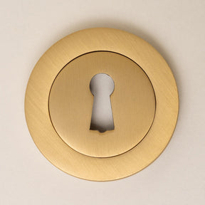 Satin Brass Straight Knurled Lever Handles - Solid Brass - Brass bee