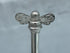 Brass bee Toilet Roll stand with 3 bee - Brass bee