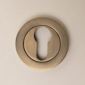 Antique Brass Straight Knurled Lever Handles - Solid Brass - Brass bee