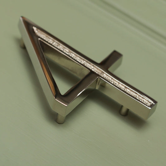 Premium Floating Engraved House Numbers in Nickel Finish 0-9