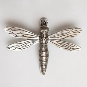 Brass Dragonfly Door Knocker - Pewter Finish - Brass bee
