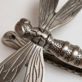 Brass Dragonfly Door Knocker - Pewter Finish - Brass bee