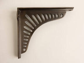 Antique Brass Sunrise Shelf Brackets - Heavy Duty Solid Brass - Brass bee