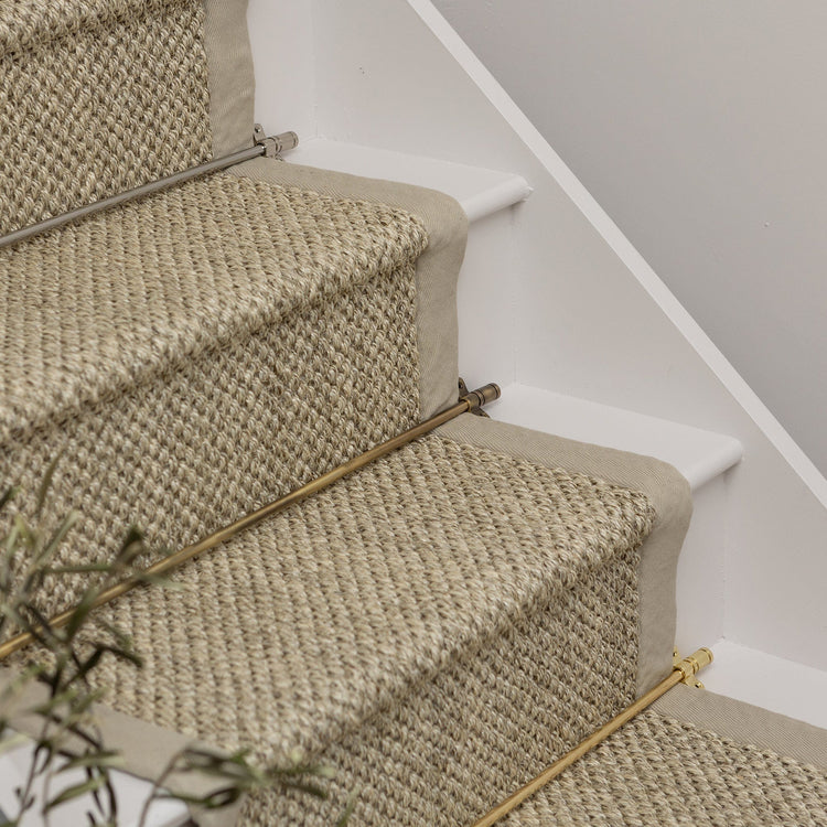 Nickel Stair Rods with Piston Finials (Preorder 3-4 weeks)
