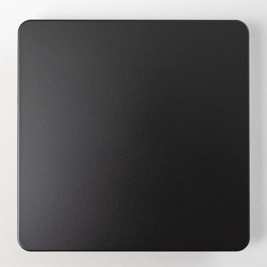 Blank Plate 86x86mm – Black