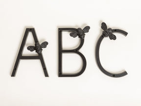 Brass bee Premium House Letters with Bee - 5 Inch - Brass bee