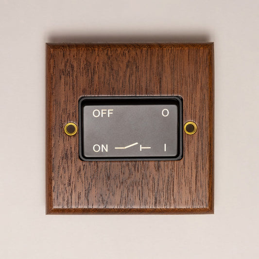 W-Series Fan Isolator Switch – Black Walnut