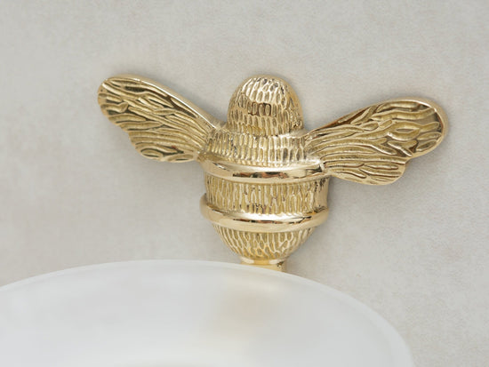 Brass bee Soap dish with Bee - Brass bee