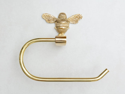 Brass bee Toilet Roll Holder - Brass bee