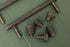 Solid Brass Knurled Kitchen Pull Handles & Knobs - Antique Brass - Brass bee