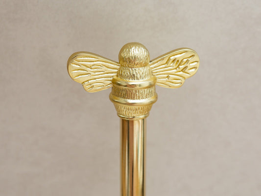 Brass bee Toilet Roll stand with 3 bee - Brass bee