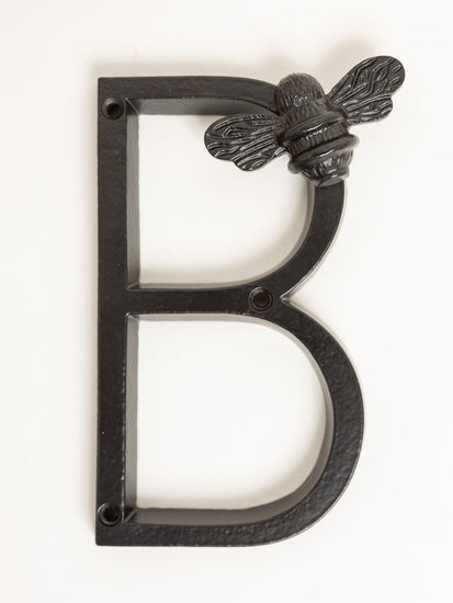 Brass bee Premium House Letters with Bee - 5 Inch - Brass bee