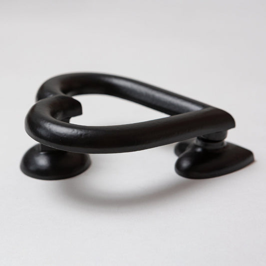 Brass bee Love Heart Door Knocker - Black Finish - Brass bee