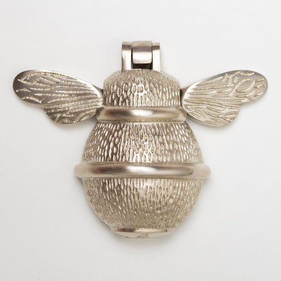 Brass Bumble Bee Door Knocker - Satin Finish - Brass bee