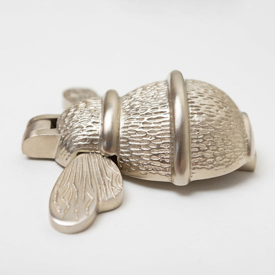 Brass Bumble Bee Door Knocker - Satin Finish - Brass bee