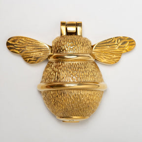 Brass Bumble Bee Door Knocker - Brass Finish - Brass bee