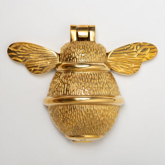 Brass Bumble Bee Door Knocker - Brass Finish