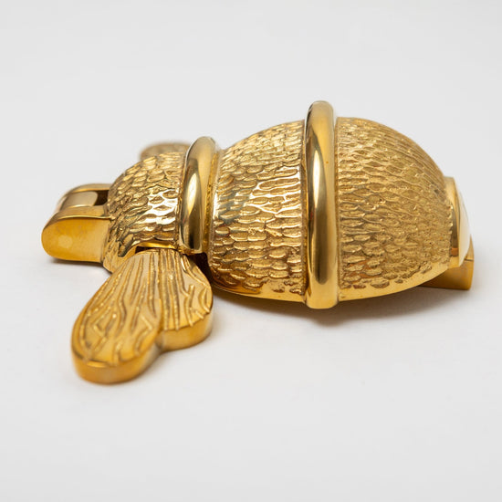 Brass Bumble Bee Door Knocker - Brass Finish - Brass bee