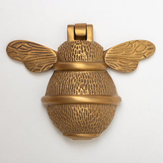 Brass Bumble Bee Door Knocker - Bronze Finish