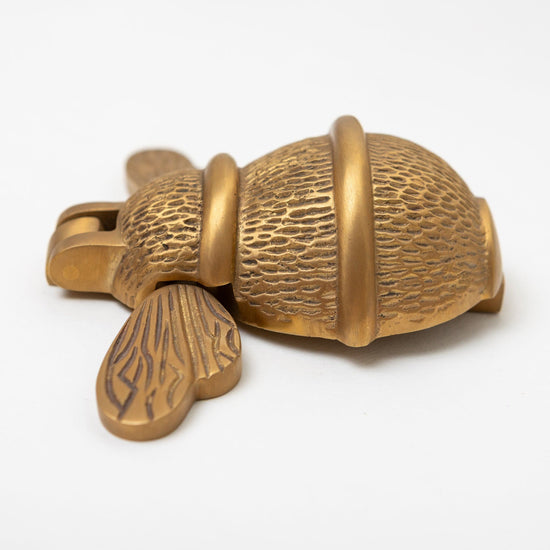 Brass Bumble Bee Door Knocker - Bronze Finish - Brass bee