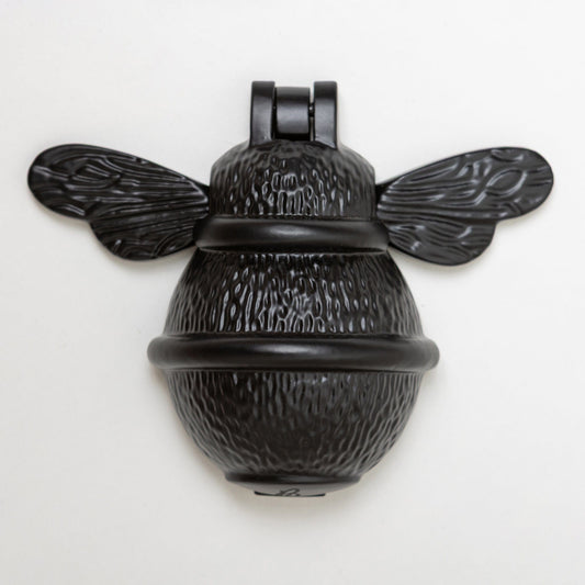 Brass Bee Door Knocker - Black Finish