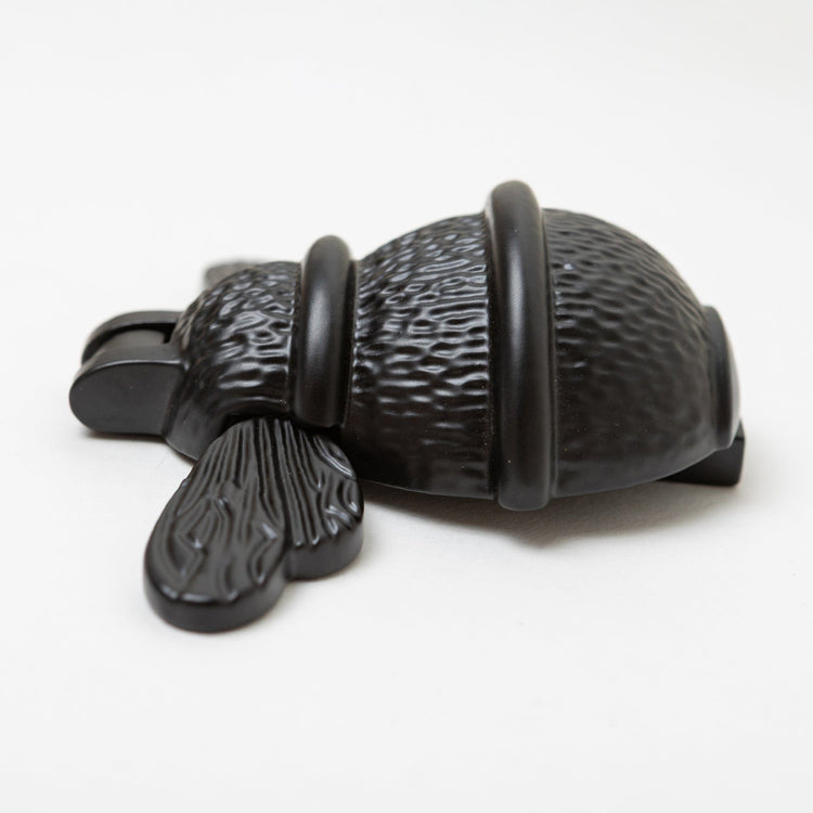 Brass Bee Door Knocker - Black Finish