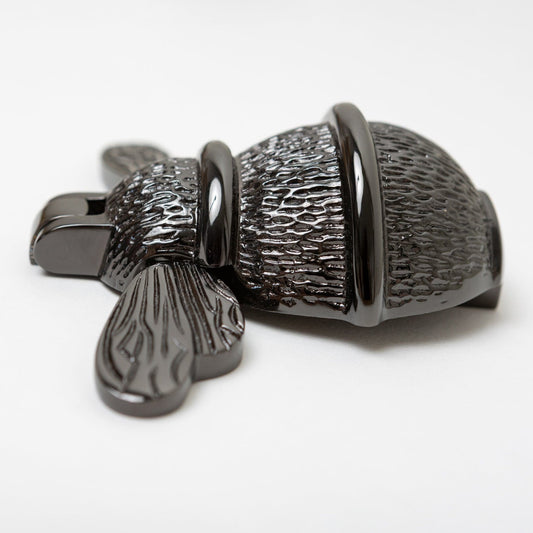 Brass Bumble Bee Door Knocker - Black Nickel Finish