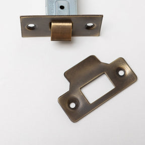 Antique Brass Straight Knurled Lever Handles - Solid Brass - Brass bee